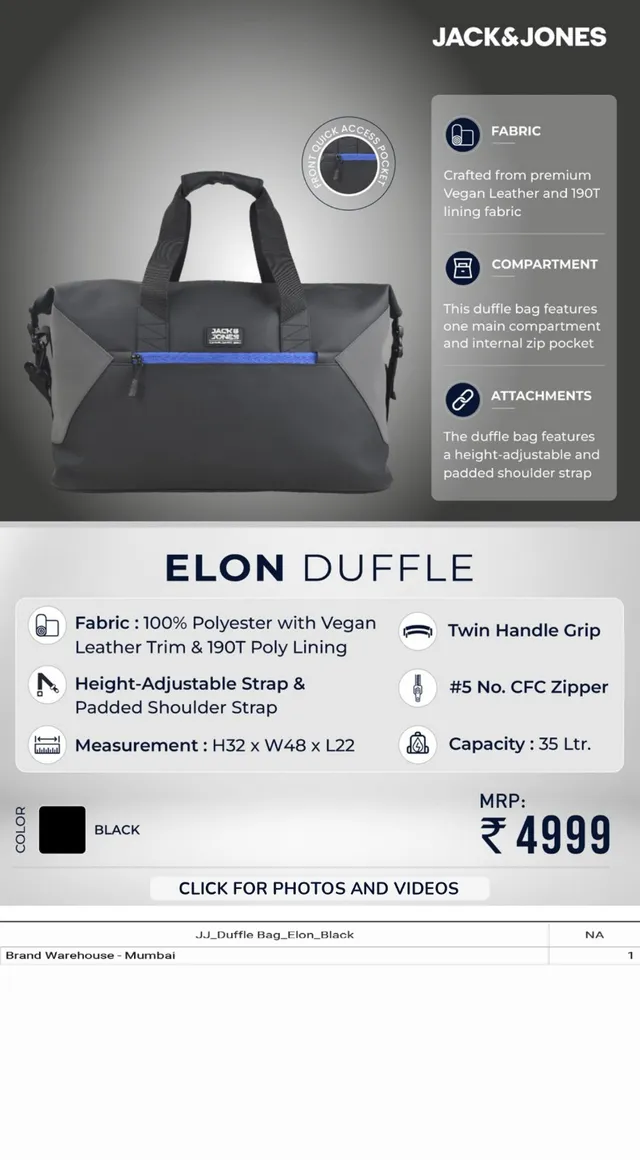 Elon Duffle
